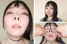 保科希帆さんの鼻フェチ動画